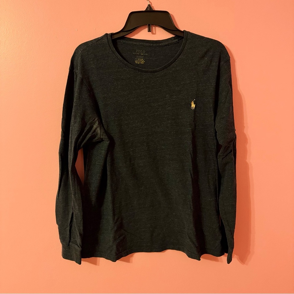 Polo by Ralph Lauren Men’s Navy Long Sleeve Shirt